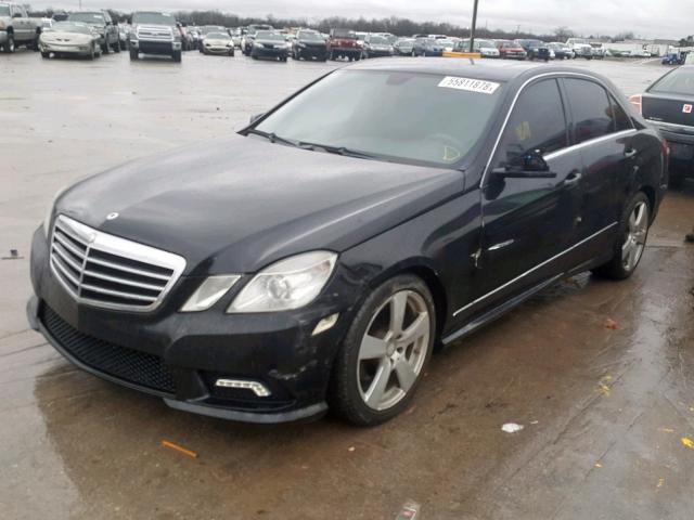 WDDHF5GB3BA465851 - 2011 MERCEDES-BENZ E 350 BLACK photo 2