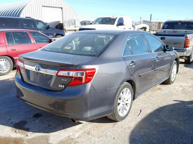 4T1BD1FK5CU038070 - 2012 TOYOTA CAMRY HYBR GRAY photo 4