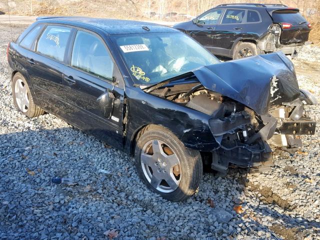 1G1ZW63146F302144 - 2006 CHEVROLET MALIBU MAX შავი ფოტო 1