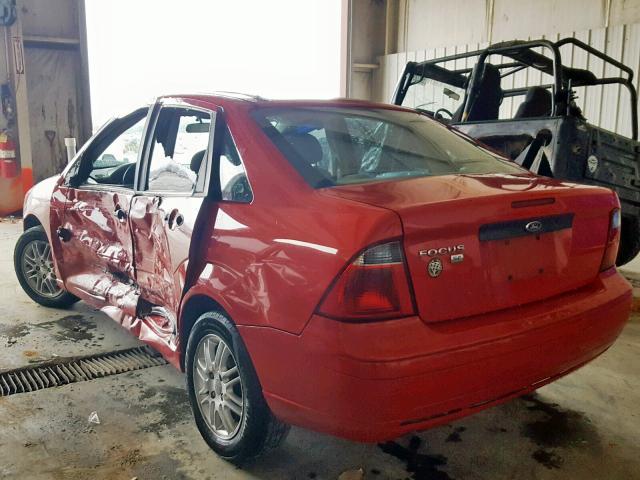 1FAFP34N57W351481 - 2007 FORD FOCUS ZX4 RED photo 10