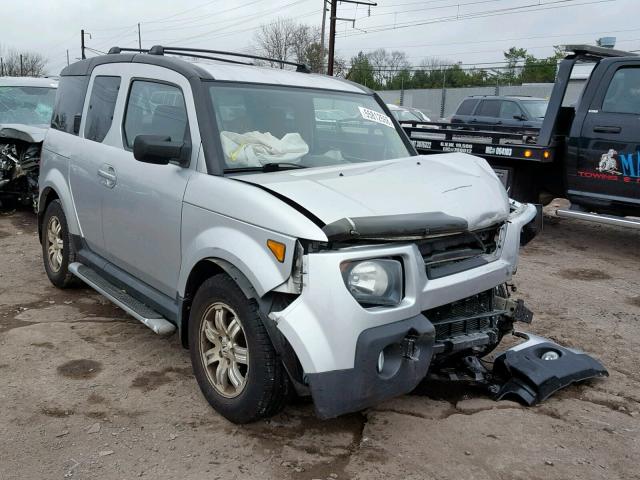 5J6YH28737L006029 - 2007 HONDA ELEMENT EX SILVER photo 1