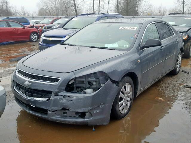 1G1ZG57B284278080 - 2008 CHEVROLET MALIBU LS 灰色 照片 2