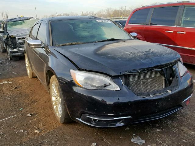 1C3BC2FG5BN517983 - 2011 CHRYSLER 200 LIMITE BLACK photo 1