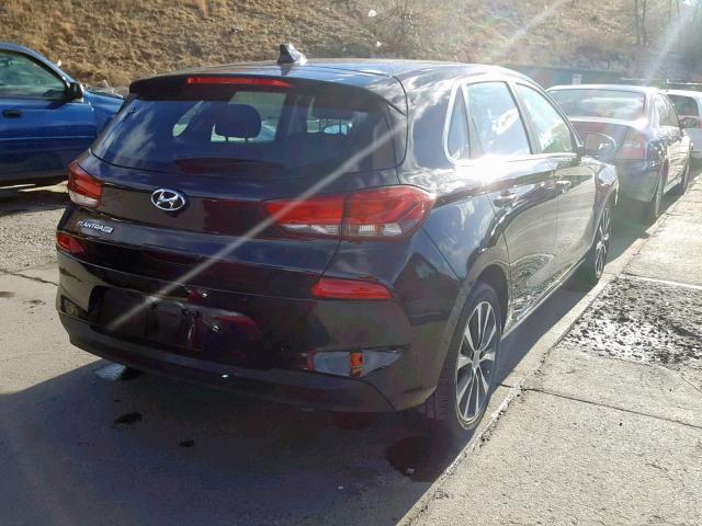 KMHH35LE5JU019731 - 2018 HYUNDAI ELANTRA GT BLACK photo 4