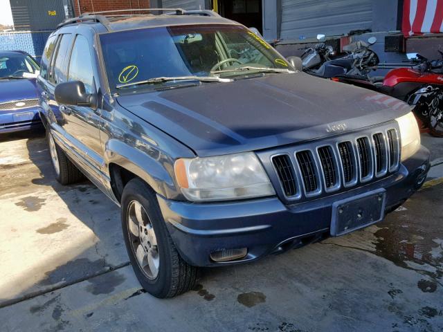 1J4GW58N41C604378 - 2001 JEEP GRAND CHER GRAY photo 1