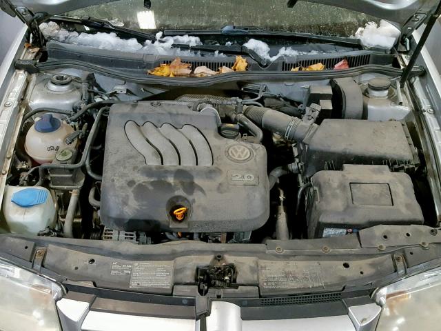 WVWSL61J84W156865 - 2004 VOLKSWAGEN JETTA GLS SILVER photo 7