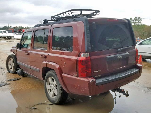 1J8HG48P67C633823 - 2007 JEEP COMMANDER Qırmızı foto 3