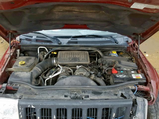 1J8HG48P67C633823 - 2007 JEEP COMMANDER Qırmızı foto 7