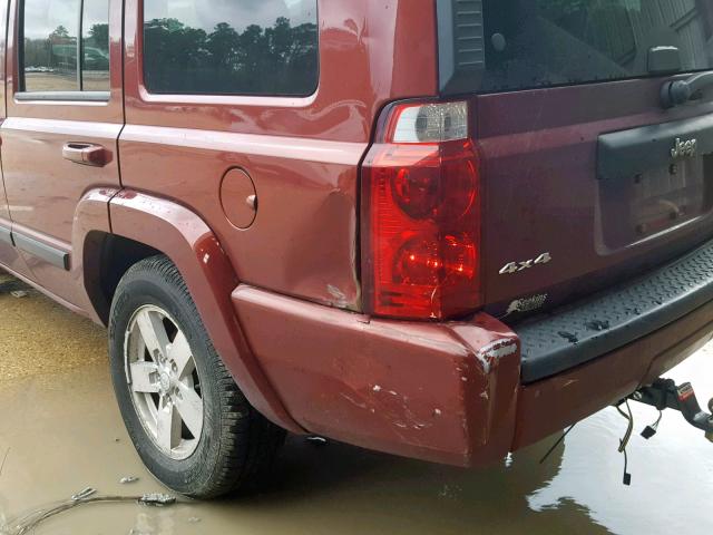 1J8HG48P67C633823 - 2007 JEEP COMMANDER Qırmızı foto 9