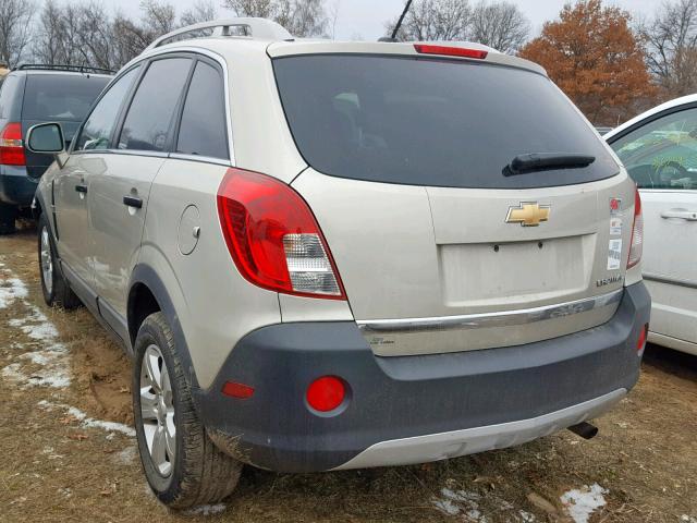 3GNAL2EK9ES621309 - 2014 CHEVROLET CAPTIVA LS 棕色 照片 3