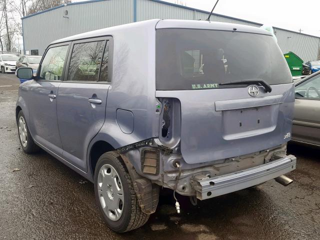 JTLKE50E991090456 - 2009 TOYOTA SCION XB Көк фото 3
