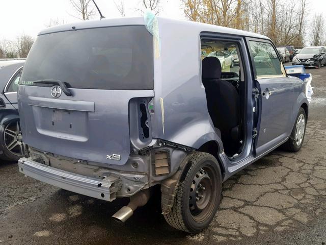 JTLKE50E991090456 - 2009 TOYOTA SCION XB Көк фото 4