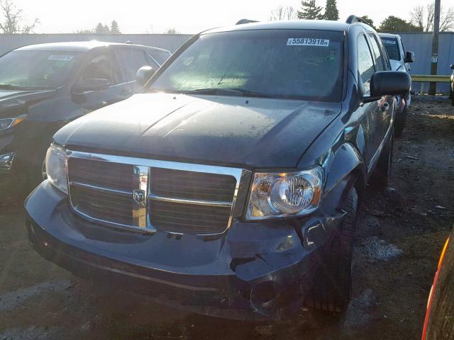 1D8HB48207F533792 - 2007 DODGE DURANGO SL BLUE photo 2