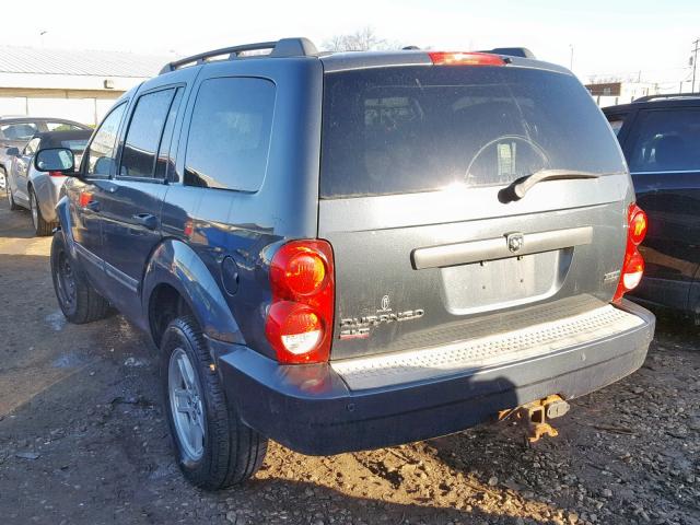 1D8HB48207F533792 - 2007 DODGE DURANGO SL BLUE photo 3