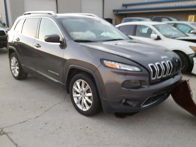 1C4PJLDB7GW157847 - 2016 JEEP CHEROKEE L GRAY photo 1