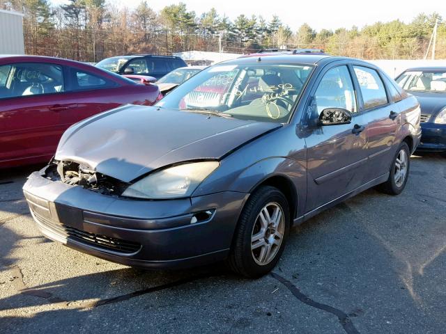 1FAFP38Z34W166628 - 2004 FORD FOCUS ZTS GRAY photo 2
