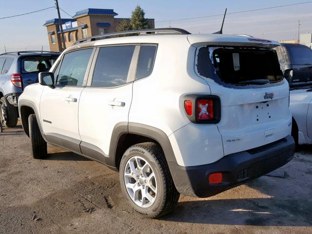 ZACCJBBB0JPH59540 - 2018 JEEP RENEGADE L WHITE photo 3