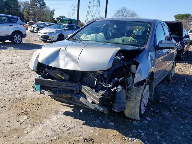 3N1AB6AP5CL652393 - 2012 NISSAN SENTRA 2.0 GRAY photo 2