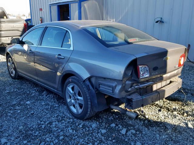 1G1ZC5E06A4128623 - 2010 CHEVROLET MALIBU 1LT GRAY photo 3