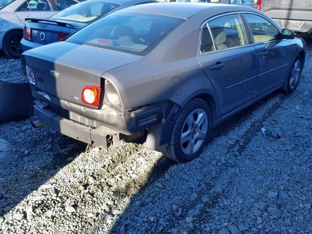 1G1ZC5E06A4128623 - 2010 CHEVROLET MALIBU 1LT GRAY photo 4