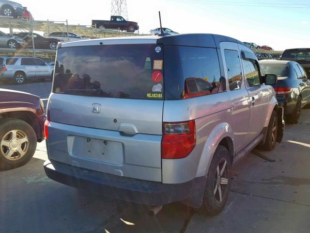 5J6YH27746L026791 - 2006 HONDA ELEMENT EX SILVER photo 4