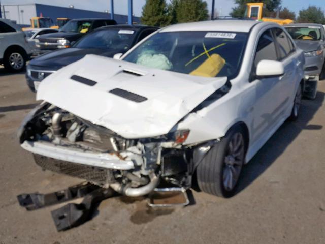 JA32V6FV4BU045985 - 2011 MITSUBISHI LANCER RAL WHITE photo 2