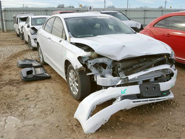 3FA6P0G72HR179121 - 2017 FORD FUSION S WHITE photo 1