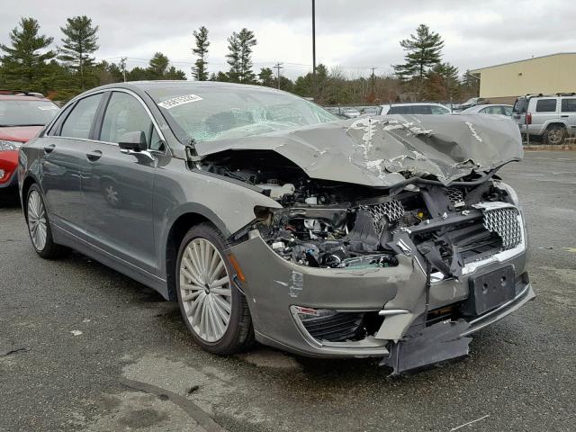 3LN6L5F98HR623409 - 2017 LINCOLN MKZ RESERV GRAY photo 1