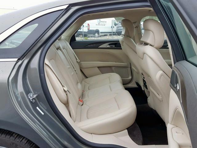 3LN6L5F98HR623409 - 2017 LINCOLN MKZ RESERV GRAY photo 6