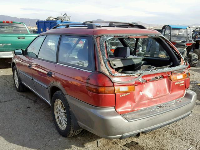 4S3BG6852V7647764 - 1997 SUBARU LEGACY OUT MAROON photo 3