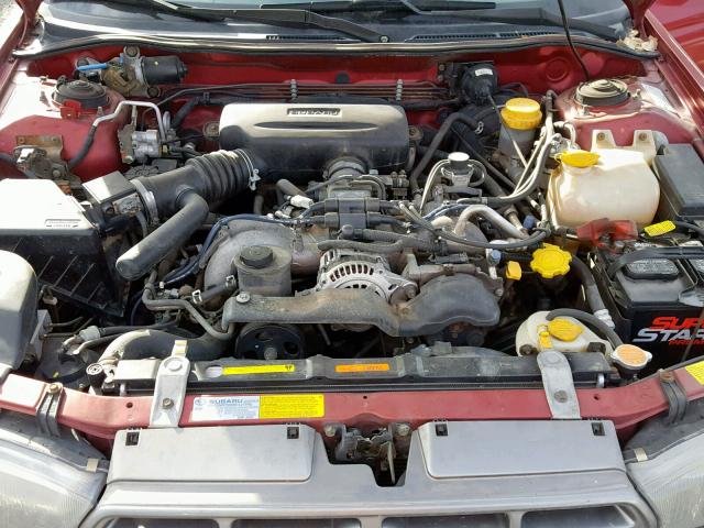 4S3BG6852V7647764 - 1997 SUBARU LEGACY OUT MAROON photo 7