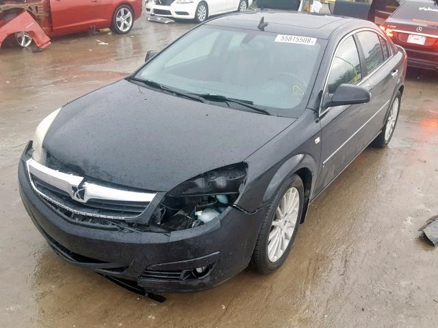 1G8ZV57777F221105 - 2007 SATURN AURA XR BLACK photo 2