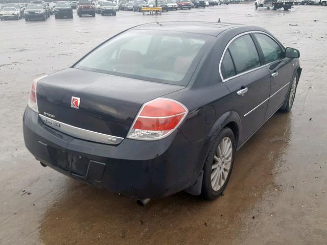 1G8ZV57777F221105 - 2007 SATURN AURA XR BLACK photo 4