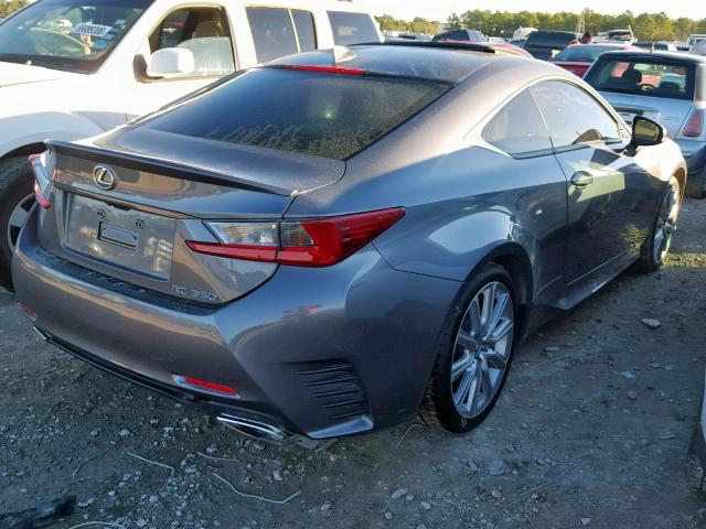 JTHHE5BC5F5001907 - 2015 LEXUS RC 350 GRAY photo 4