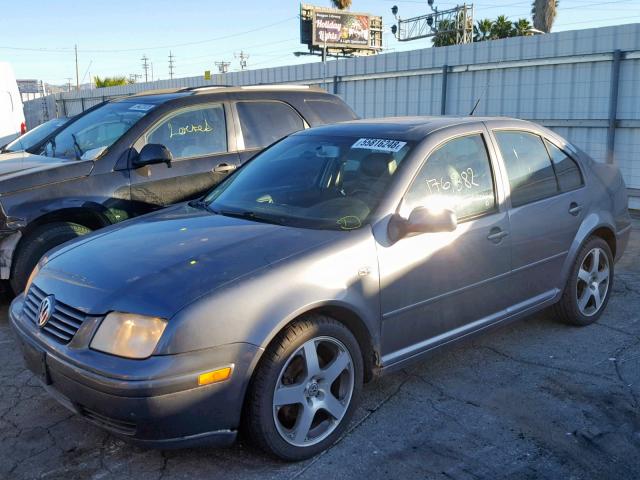 3VWVH69M03M076419 - 2003 VOLKSWAGEN JETTA GLI GRAY photo 2