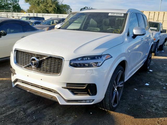 YV4A22PM5K1433603 - 2019 VOLVO XC90 T6 WHITE photo 2