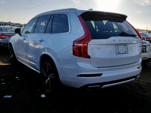 YV4A22PM5K1433603 - 2019 VOLVO XC90 T6 WHITE photo 3