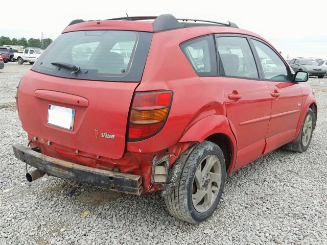 5Y2SL62893Z480013 - 2003 PONTIAC VIBE RED photo 4