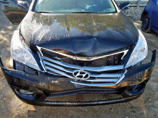 KMHFH4JG2DA309115 - 2013 HYUNDAI AZERA GLS BLACK photo 9