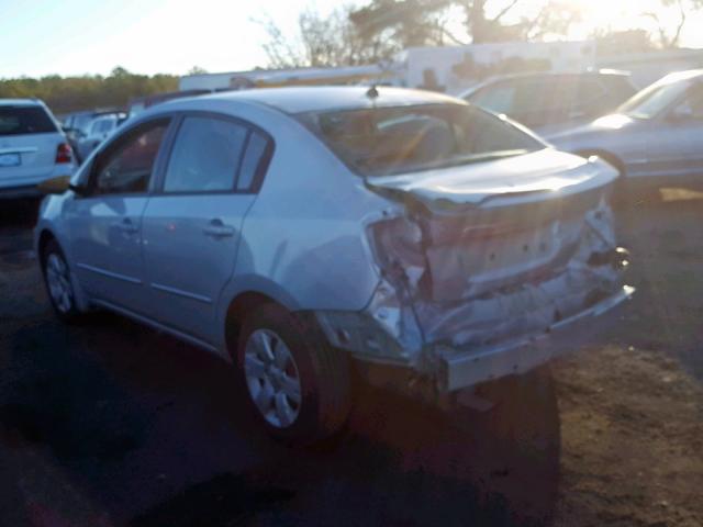 3N1AB6AP8BL731085 - 2011 NISSAN SENTRA 2.0 SILVER photo 3