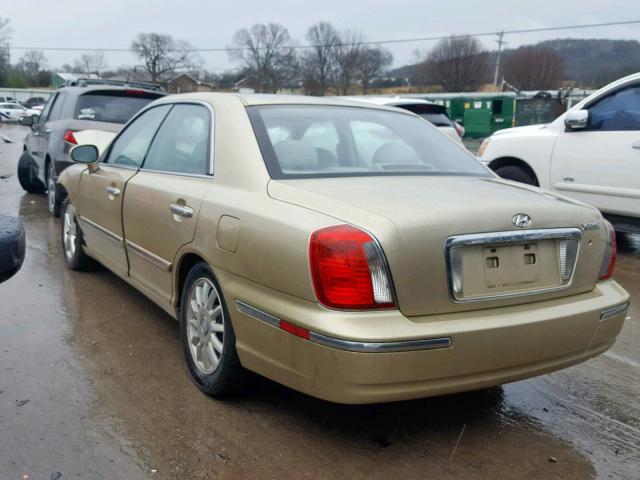 KMHFU45E34A274721 - 2004 HYUNDAI XG 350 GOLD photo 3