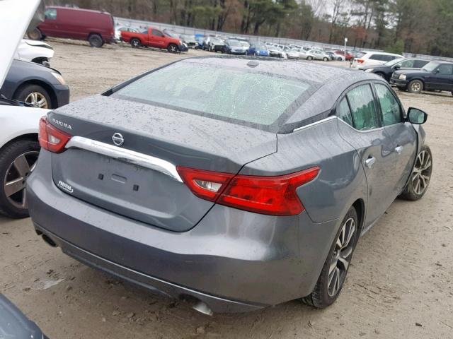 1N4AA6AP5HC363278 - 2017 NISSAN MAXIMA 3.5 GRAY photo 4