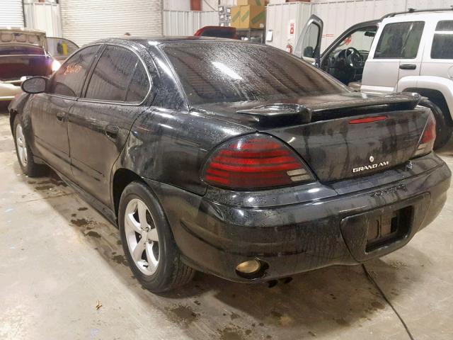 1G2NE52EX5M105534 - 2005 PONTIAC GRAND AM S BLACK photo 3