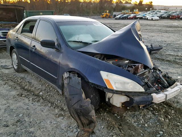 1HGCM56136A072765 - 2006 HONDA ACCORD VAL BLUE photo 1