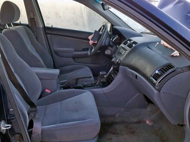 1HGCM56136A072765 - 2006 HONDA ACCORD VAL BLUE photo 5