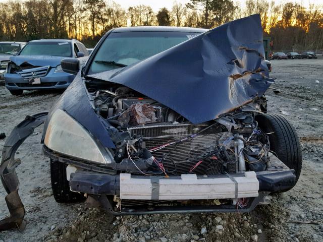 1HGCM56136A072765 - 2006 HONDA ACCORD VAL BLUE photo 9