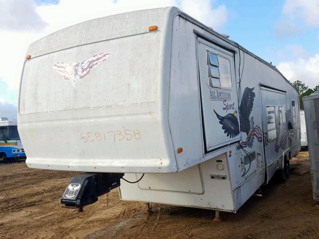 4X4FASP214A151482 - 2004 WILDWOOD 5TH WHEEL WHITE photo 2