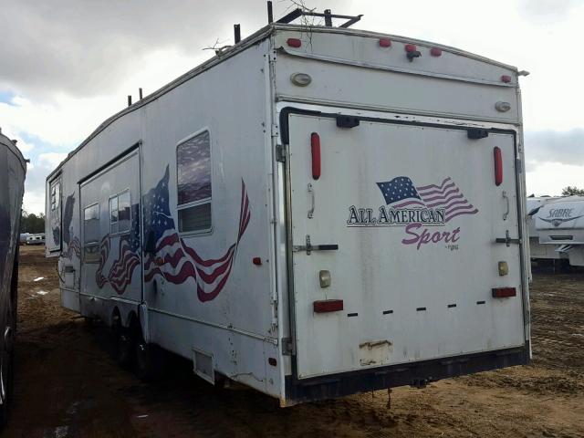 4X4FASP214A151482 - 2004 WILDWOOD 5TH WHEEL WHITE photo 3