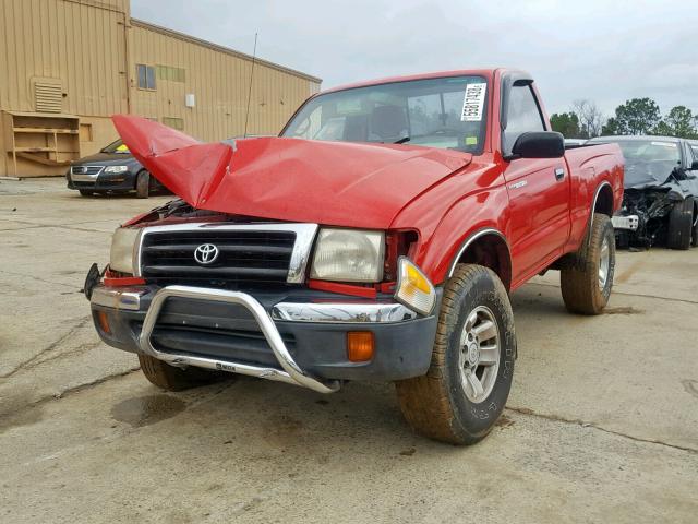 4TANM92N0XZ417787 - 1999 TOYOTA TACOMA PRE RED photo 2