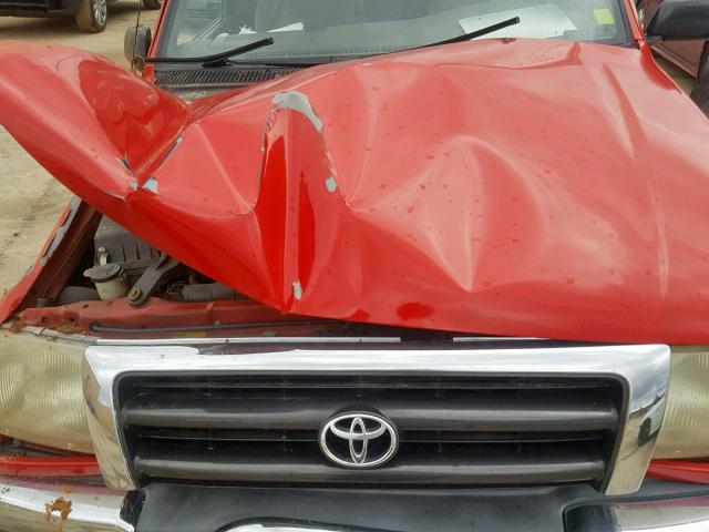 4TANM92N0XZ417787 - 1999 TOYOTA TACOMA PRE RED photo 7